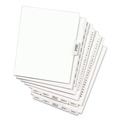 Customer Appreciation Sale - Save up to $60 off | Avery 01403 11 in. x 8.5 in. 26-Tab C-Tab Titles Preprinted Legal Exhibit Side Tab Avery Style Index Dividers - White (25-Piece/Pack) image number 1