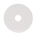 Cleaning & Janitorial Accessories | Boardwalk BWK4015WHI 15 in. Diameter Polishing Floor Pads - White (5/Carton) image number 0