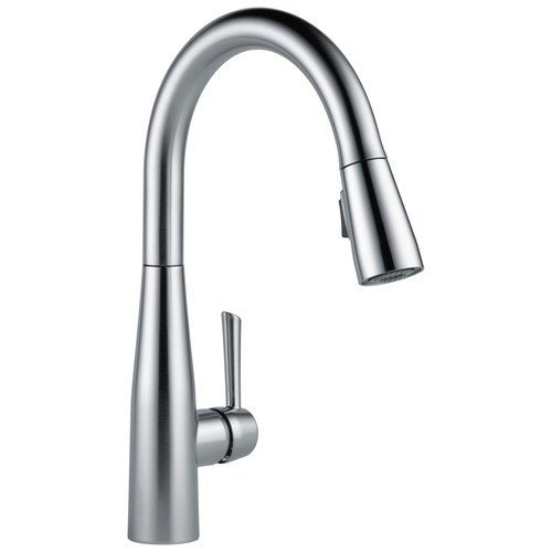 Delta 9113-AR-DST 1-Handle Pull-Down Kitchen Faucet (Arctic Stainless) image number 0