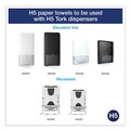 Paper Towels and Napkins | Tork 105065 1-Ply 7.91 in. x 8.85 in. PeakServe Continuous Hand Towel - White (12/Carton) image number 3
