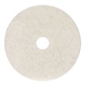 Dusters | Boardwalk BWK4017NAT 17 in. Diameter Natural Burnishing Floor Pads - White (5/Carton) image number 0