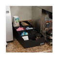 Linen and Table Accessories | Vertiflex Commercial Grade VFCC-169 8.75 in. x 16 in. x 5.25 in. Condiment Caddy - Black image number 6