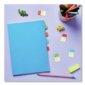 Office Jansan | Avery 74763 Ultra Tabs 1 in. x 1.5 in. 1/5-Cut Repositionable Mini Tabs - Assorted (80/Pack) image number 7
