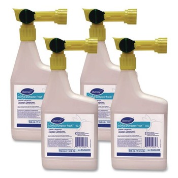 Suma 32 oz. Spray Bottle Dumpster Fresh Cleaner/Deodizer - Floral (4/Carton)