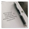Pens | Pentel BL80-A Bold 1 mm EnerGel RTX Retractable Gel Pen - Black Ink and Black/Gray Barrel image number 3