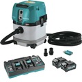 Dust Collectors | Makita GCV04PMUX 40V MAX XGT Brushless Lithium-Ion Cordless 4 Gallon HEPA Filter Dry Dust Extractor Kit with 2 Batteries (4 Ah) image number 0