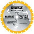 Circular Saw Blades | Dewalt DW3178 7-1/4 in. 24 Tooth Carbide Tipped Portable Circular Saw Blade image number 0