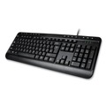 Office Electronics & Batteries | Adesso AKB132UB AKB132UB 118-Key Multimedia Desktop USB Keyboard - Black image number 3