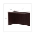  | Alera ALEVA354224MY 42 in. x 23.63 in. x 29.5 in. Valencia Series Reversible Return/Bridge Shell - Mahogany image number 5