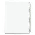  | Avery 01340 25-Tab '251 - 275-ft Label 11 in. x 8.5 in. Preprinted Legal Exhibit Side Tab Index Dividers - White (1-Set) image number 0