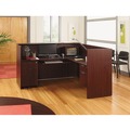 Office & Office Supplies | Alera ALEVA327236MY Valencia Series 71 in. x 35.5 in. x 29.5 in. - 42.5 in. Reception Desk with Counter - Mahogany image number 9