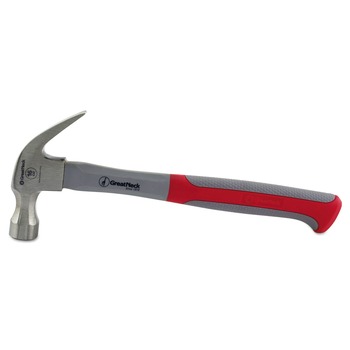Great Neck HG16C 16 oz. Claw Hammer with High-Visibility Orange Fiberglass Handle