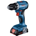 Drill Drivers | Factory Reconditioned Bosch GSR18V-400B22-RT 18V Lithium-Ion Brushless 1/2 in. Cordless Compact Drill Driver Kit with 2 Batteries (2 Ah) image number 1