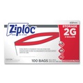 Cleaning & Janitorial Supplies | Ziploc 682253 2 Gallon 1.75 mil. 15 in. x 13 in. Double Zipper Storage Bags - Clear (100/Carton) image number 0