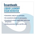 Laundry Detergent | Boardwalk BWK4852 32 oz Liquid Laundry Stain Remover - Fresh and Clean Scent (6/Carton) image number 2