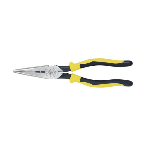 Pliers | Klein Tools J203-8N 8 in. Long Nose Side-Cutter Stripping Pliers image number 0