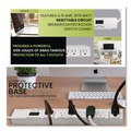 Office Electronics & Batteries | GoGreen Power GG-17636 6 ft. Cord 1,200 Joules 7-Outlet Surge Protector - White image number 6