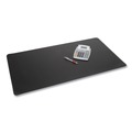 Office Jansan | Artistic LT81-2MS Rhinolin II 36 in. x 24 in. Desk Pad with Antimicrobial Protection - Black image number 1