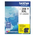Bulk Savings Pricing 2 | Brother LC20EY INKvestment 1,200 Page-Yield Super High-Yield Ink - Yellow image number 2
