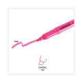 Office Jansan | Universal UNV08855 Fluorescent Ink Chisel Tip Pocket Highlighters - Pink (1 Dozen) image number 7