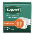 Cleaning Cloths | Kimberly-Clark 35456 19 in. to 34 in. Waist Incontinence Protection with Tabs - Small/Medium (3/Carton) image number 1
