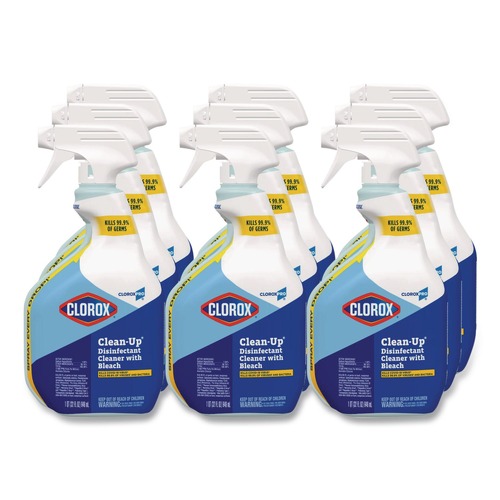 Cleaning & Janitorial Supplies | Clorox 35417 32 oz. Clean-Up Disinfectant Cleaner with Bleach (9/Carton) image number 0