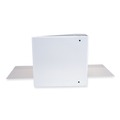  | Universal UNV20994 4 in. Capacity 11 in. x 8.5 in. 3-Slant-Ring View Binder - White image number 4