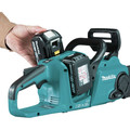 Outdoor Tools and Equipment | Makita XCU03PTX1 18V X2 (36V) LXT Brushless Lithium-Ion 14 in. Cordless Chain Saw / Angle Grinder Combo Kit with 2 Batteries (5 Ah) image number 12