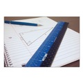 Rulers & Yardsticks | Victor EZ12SBL Easy Read 12.5 in. Long Standard/Metric Stainless Steel Ruler - Blue image number 5