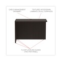  | Alera ALEVA354224ES Valencia Series 42 in. x 23.63 in. x 29.5 in. Reversible Return/Bridge Shell - Espresso image number 5