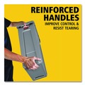 Trash & Waste Bins | Rubbermaid Commercial FG354060GRAY 23 Gallon Rectangular Plastic Slim Jim Receptacle W/venting Channels - Gray image number 6