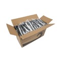 Cutlery | Boardwalk BWKFKTNSHWPSBLA Heavyweight Fork/Knife/Napkin/Pepper/Salt/Spoon 6-Piece Plastic Cutlery Kit - Black (250/Carton) image number 1