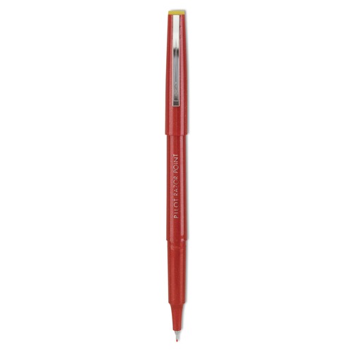 Office Jansan | Pilot 11007 0.3 mm Razor Point Fine Line Porous Point Pen - Extra-Fine, Red (Dozen) image number 0