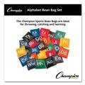 Outdoor Games | Champion Sports AB55 Vinyl Alphabet Bean Bag Set - Assorted Colors (26/Set) image number 1