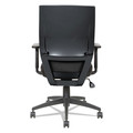  | Alera ALEEBT4215 EB-T Series Supports Up to 275 lbs. 17.71 in. to 21.65 in. Seat Height Synchro Mid-Back Flip-Arm Chair - Black image number 1