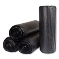 Trash Bags | Inteplast Group S386022K 60 gal. 22 microns 38 in. x 60 in. High-Density Commercial Can Liners - Black (150/Carton) image number 0