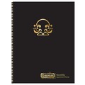 Calendars & Planners | House of Doolittle 29102 11 in. x 8.5 in. 12-Month (Jan-Dec 2026) 100 Percent Recycled Deco Days Monthly Planner - Black/Gold Cover image number 4