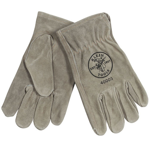Work Gloves | Klein Tools 40003 Cowhide Driver's Gloves - Small image number 0