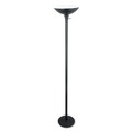  | Alera ALELMPF52B 12.5 in. x 12.5 in. x 72 in. Corded Torchier Floor Lamp - Matte Black image number 0