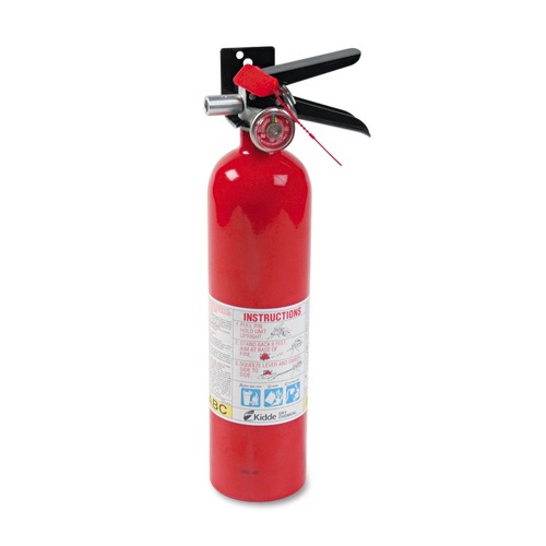 Automotive | Kidde 466227 Proline Pro 2.5 Mp Fire Extinguisher, 1 A, 10 B:c, 100psi, 15h X 3.25 Dia, 2.6lb image number 0