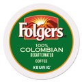 Coffee | Folgers 0570 100% Colombian Decaf Coffee K-Cups (24/Box) image number 0