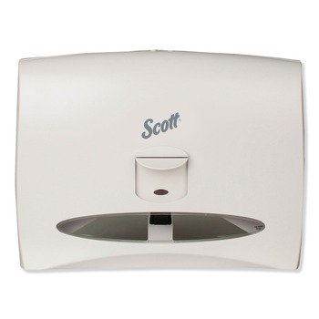 Scott 09505 17.5 in. x 2.25 in. x 13.25 in. Personal Seat Cover Dispenser - White