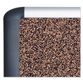 Bulletin Boards | MasterVision MVI030501 36 in. x 24 in. Tech Cork Board - Tan Surface/Silver/Black Aluminum Frame image number 2