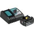 Battery and Charger Starter Kits | Makita ADBL1840BDC1 Outdoor Adventure 18V LXT 4 Ah Lithium-Ion Battery and Rapid Optimum Charger Kit image number 0