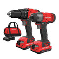 Combo Kits | Factory Reconditioned Craftsman CMCK200C2R 20V Variable Speed Lithium-Ion 1/2 in. Cordless Drill Driver and 1/4 in. Impact Driver Combo Kit (1.3 Ah) image number 0