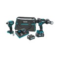 Combo Kits | Factory Reconditioned Makita GT200D-R 40V MAX XGT Brushless Lithium-Ion 1/2 in. Cordless Hammer Drill Driver and 4-Speed Impact Driver Combo Kit (2.5 Ah) image number 0