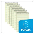 Office Jansan | Ampad 25-278 6 in. x 9 in. Steno Pads - Gregg, Green Cover/Yellow Pad (80 Sheets/Pad, 6 Pads/Pack) image number 7