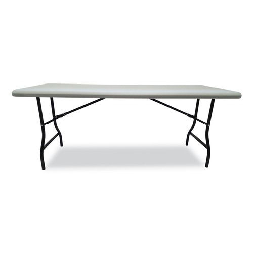 Office Jansan | Iceberg 65223 72 in. x 30 in. x 29 in. IndestrucTable Industrial Rectangular Folding Table - Platinum image number 0