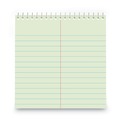  | Universal UNV86920PK 6 in. x 9 in. 80 Sheets Gregg Rule Steno Pads - Green-Tint (6/Pack) image number 3