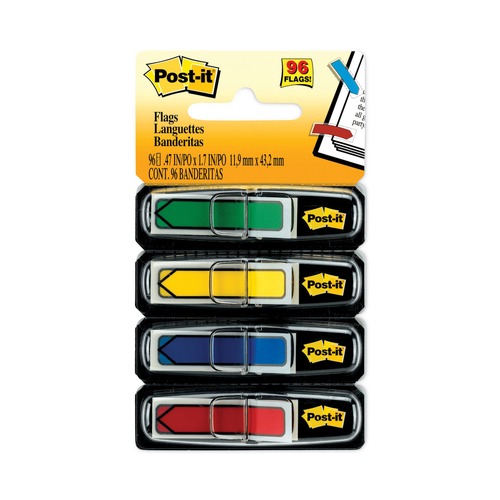 Customer Appreciation Sale - Save up to $60 off | Post-it Flags 684-ARR3 1/2 in. Arrow Page Flags in Assorted Primary Colors (96/Pack, 24/Color) image number 0